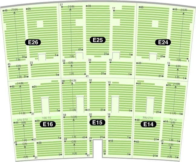 小笠山総合運動公園エコパスタジアムの座席表・シートマップ・座席番号