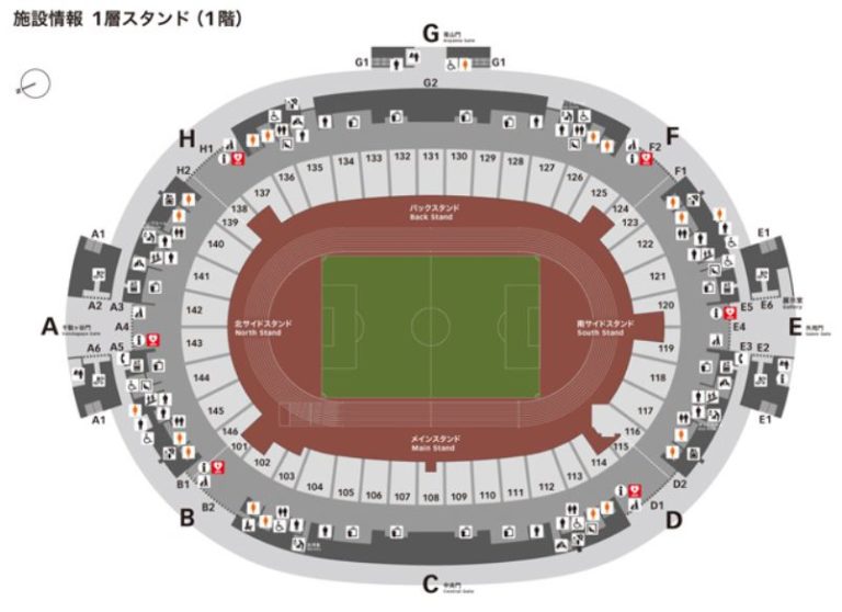 【12/6更新】座席番号まで分かる新国立競技場（オリンピックスタジアム）の座席表・シートマップ｜東京オリンピック